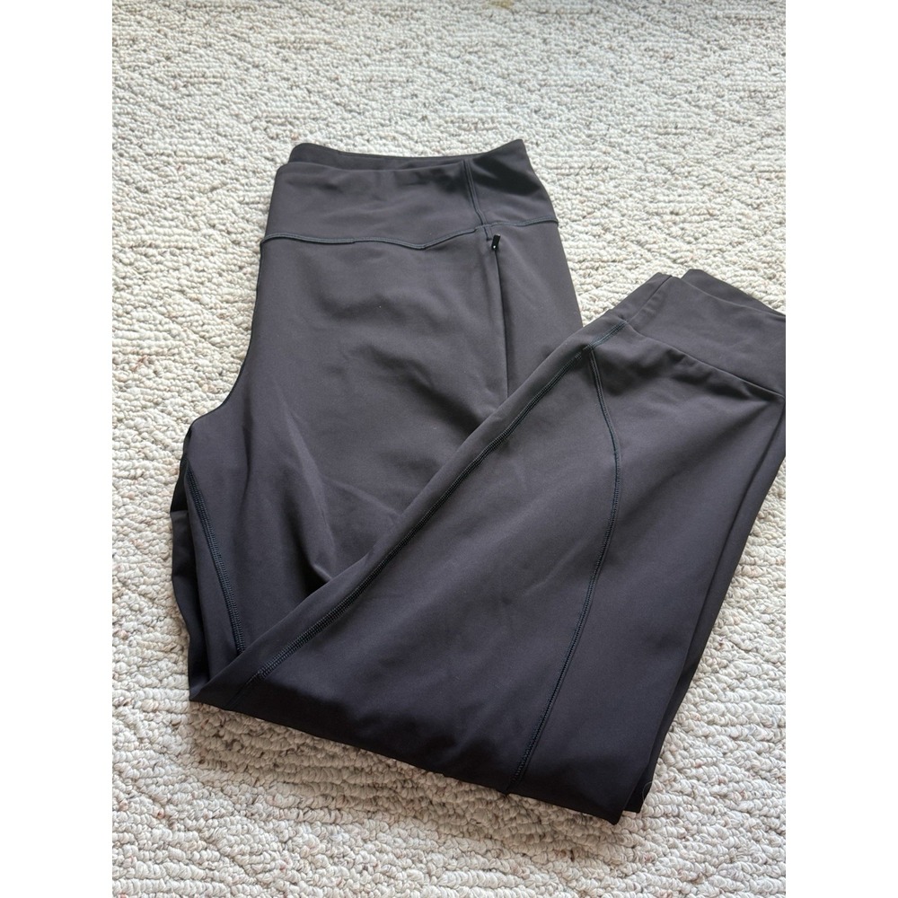 Athleta Rainier Jogger Pants Black Women's Size XL Pockets Hiking